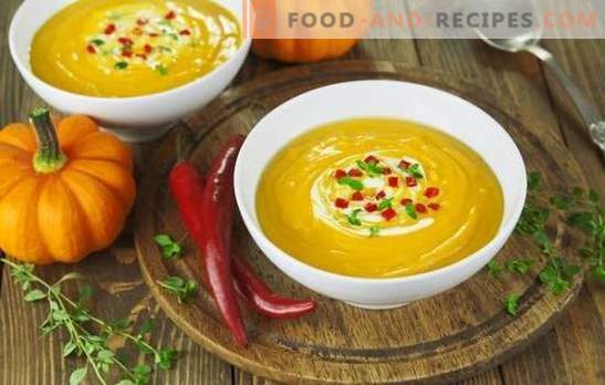 Suppenpüree-Rezepte sind schnell und lecker - zart und nahrhaft. So kochen Sie Cremesuppe: Rezepte für schnelle und leckere erste Gänge