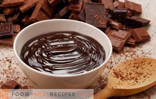 Schokoladensauce - nicht nur für Desserts! Rezepte von Schokoladensaucen für Eis, Kuchen, Muffins und Fleisch