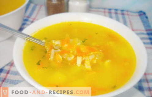 Suppen mit Reis - die besten Rezepte. Wie man richtig und lecker Kochsuppe mit Reis kocht.