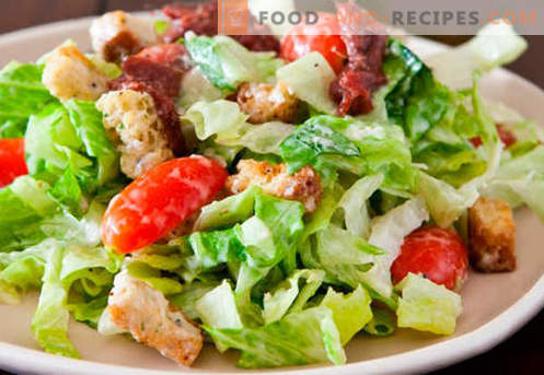 Salate für jeden Tag - bewährte Rezepte. Wie man Salate für jeden Tag kocht.