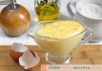 Hausgemachte Mayonnaise - die besten Rezepte. Wie man richtig und lecker selbstgemachte Mayonnaise kocht.