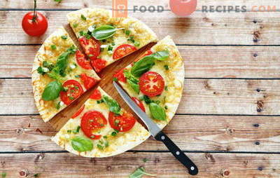 Pizzateig auf Kefir: Optionen für 