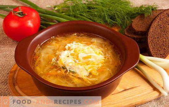 Besonderheiten der russischen Sauerkrautsuppe: Rezepte. Wie viele Hausfrauen - so viele Möglichkeiten Kraut-Sauerkraut