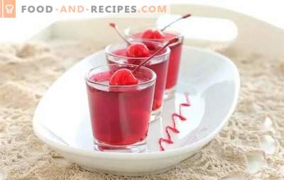 Cherry jelly: recipes for quick desserts, blanks for the winter. Technology of making cherry jelly with thickeners and without gelatin