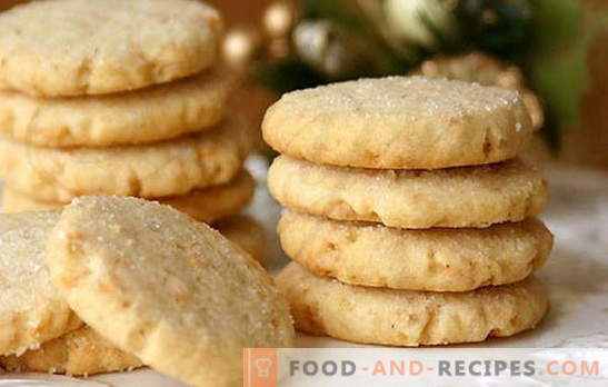 Kekse auf Sauerrahm - selbstgemacht wird begeistert sein! Einfache Rezepte Sauerrahmkekse mit Kakao, Rosinen, Nüssen, Hüttenkäse, Kondensmilch