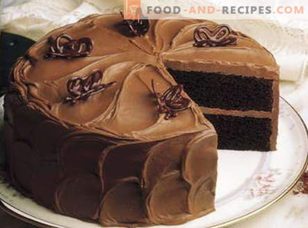 Schwarzer Kuchen - die besten Rezepte. Wie man richtig und lecker schwarze Torte kocht.