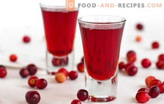 Cranberry-Füllung zu Hause: Super! Interessante und ungewöhnliche Rezepte für Cranberry-Liköre aus heimischen Handwerkern