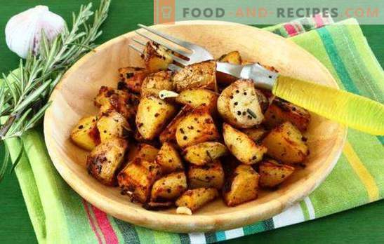 Gebackene Kartoffeln in einem langsamen Kocher - nützlich! Rezepte von Kartoffeln, gebacken in einem Multikocher mit Gewürzen, in Sahne, mit Käse, Speck usw.
