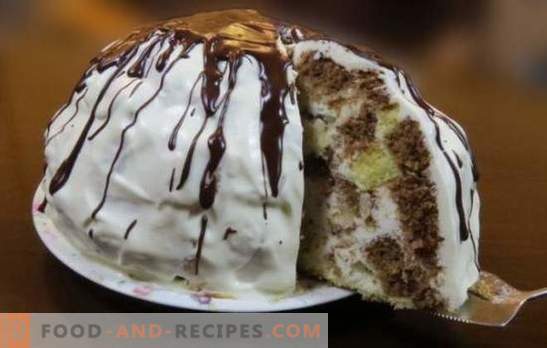 Sancho Pancho Cake - ein zarter Biskuitkuchen im Originaldesign. Kommen Sie mit einem saftigen Kuchen 