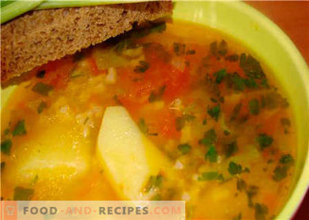 Suppen ohne Fleisch - die besten Rezepte. Wie man richtig und lecker Suppe ohne Fleisch macht.