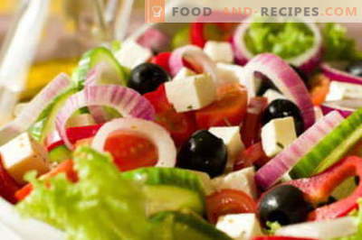 Salate mit Käse - die besten Rezepte. Wie man richtig und lecker einen Salat mit Käse zubereitet.