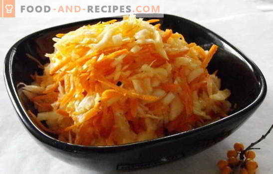 Kohl-Karotten-Salat mit Essig - Vitamin! Rezepte für Kohl- und Möhrensalate mit Essig: frisch und für den Winter