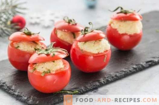 Was kann schnell aus Tomaten gegart werden? Wir bieten großartige Snacks an, erste und zweite Gerichte in Eile von Tomaten
