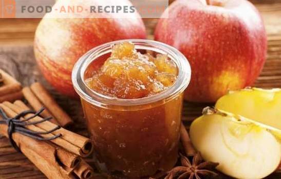Hausgemachte Apfelmarmelade für den Winter - die notwendige Vorbereitung! Rezepte für verschiedene Apfelkonfitüren zu Hause