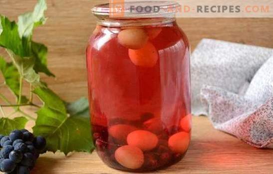 Kompott aus Trauben: Wie kocht man richtig? Schritt für Schritt Foto-Rezept für ein einfaches Kompott aus Trauben