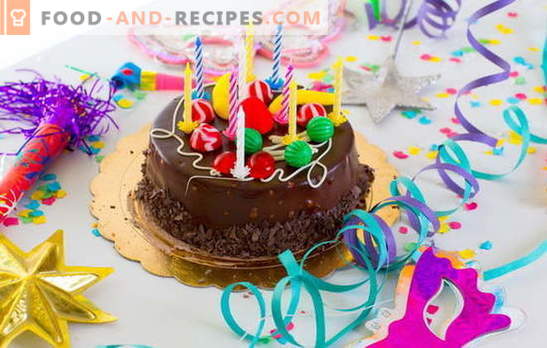 Wir bereiten den Kuchen zuhause zu unserem Geburtstag vor (Foto)! Rezepte für verschiedene hausgemachte Geburtstagstorten mit Fotos