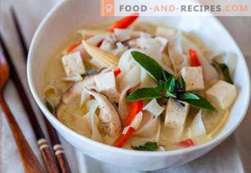 Suppe in Rinderbrühe - die besten Rezepte. Wie man richtig und lecker Kochsuppe auf Rinderbrühe kocht.