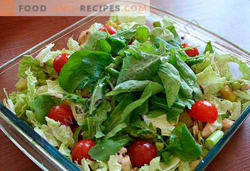 Salat mit Spargel - eine Auswahl der besten Rezepte. Wie man richtig und lecker einen Salat mit Spargel zubereitet.