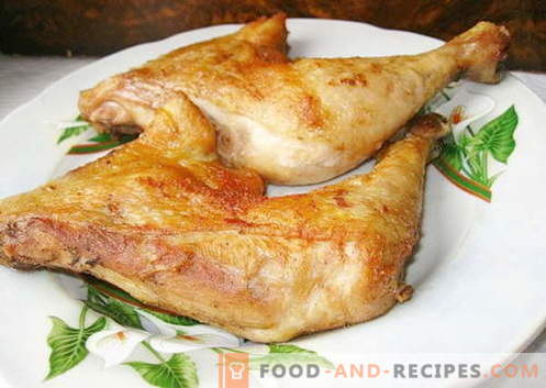 Gebratenes Hähnchen - die besten Rezepte. Wie gebratenes Hähnchen kochen?