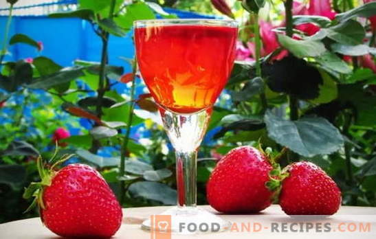 Eigener Weinkeller: Erdbeer-Tinktur auf Wodka zu Hause. Geheimnisse beim Kochen von Erdbeer-Tinktur auf Wodka