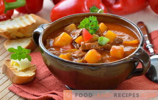 Ungarische Suppe ist ungewöhnlich, aber lecker! Verschiedene Rezepte ungarischer Suppen: mit Rindfleisch, Fisch, Bohnen, Spinat, Kirschen
