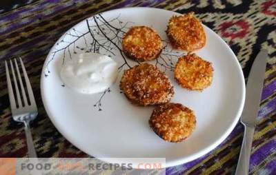 Fried green tomatoes are an unusual snack made from simple products. Recipes for Gourmet Fried Green Tomatoes