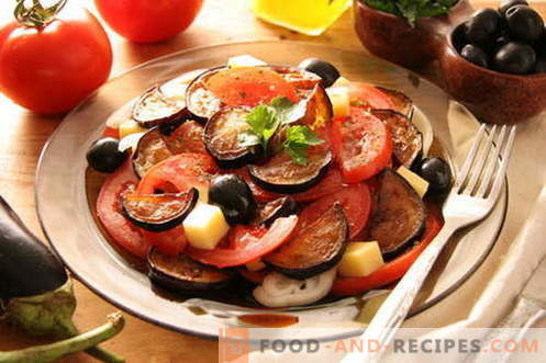 Auberginen mit Tomaten - die besten Rezepte. Wie man richtig und lecker Auberginen mit Tomaten kocht.