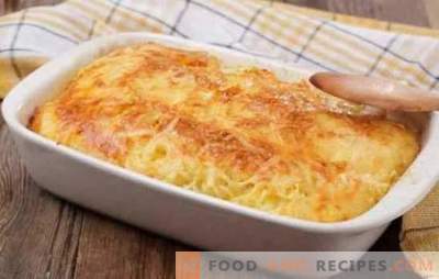 Noodle mince casserole - a tasty dish of available products. A selection of recipes for noodle casserole with minced meat