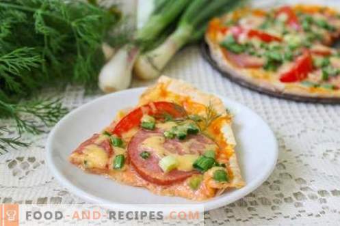 Spar-Pizza auf Pita - schnell und lecker!
