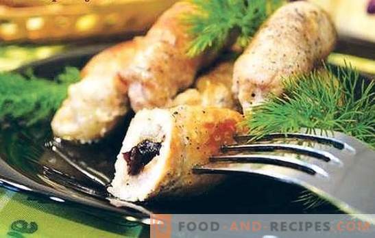 Schweinefinger - Fleisch mit Füllung! Rezepte für aromatische, saftige und rötliche Zehen mit einer Füllung für ein nahrhaftes Festmahl