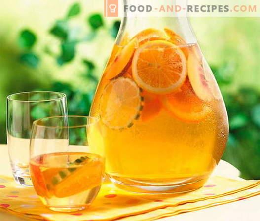Kompott aus Orangen - die besten Rezepte. Wie man richtig und schmackhaft Orangenkompott macht.