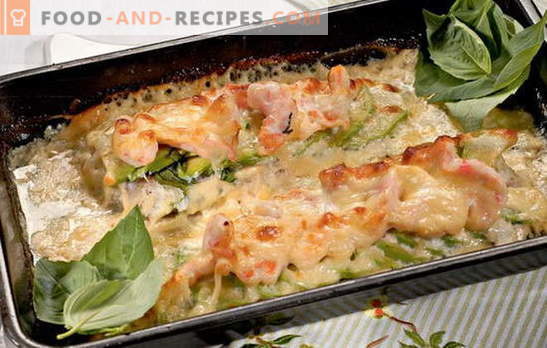 Kabeljaufilet im Ofen ist einfach, gesund und lecker. Die besten Rezepte für Kabeljaufilet im Ofen: mit Gemüse, Käse, Sauerrahm und Pita