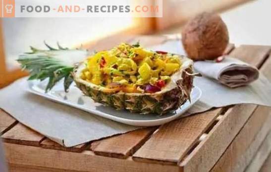 Huhn mit Ananas: Rezepte Schritt für Schritt und im Detail mit allen Tricks. Juicy Ananas Chicken (Schritt für Schritt Beschreibung)