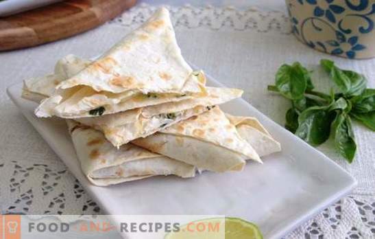 So machen Sie köstliche Umschläge mit Blätterteigkäse. Rezepte für Pita-Umschläge, Blätterteig-Umschläge mit Käse