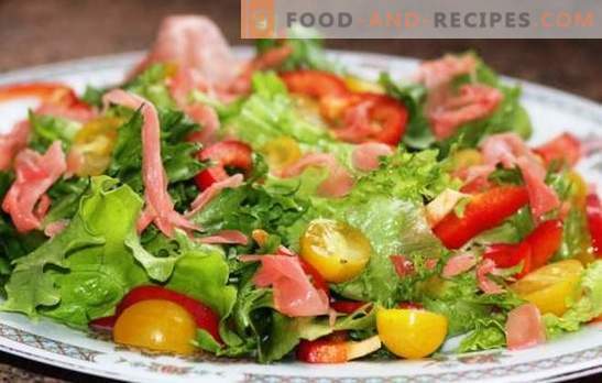 Die Wurzel des köstlichen Geschmacks: Die besten Rezepte für Salate mit Ingwer. Regeln für die Zubereitung von Salaten mit eingelegtem Ingwer