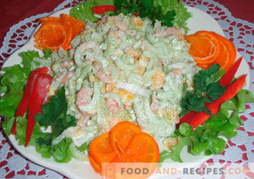 Originelle Salate - eine Auswahl an Rezepten. Originelle Salate für den Feiertagstisch und für jeden Tag.