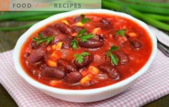 So bewahren Sie Bohnen in Tomatensauce auf: Tipps für die Hausmannskost. Bohnen in Dosen in Tomatensoße: Sommerzubereitung für alle Gerichte