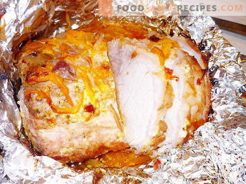 Im Ofen gebackenes Schweinefleisch - die besten Rezepte. Wie man richtig und lecker Schweinefleisch im Ofen kocht.
