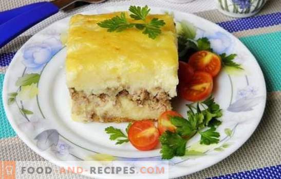 Children's potato casserole with minced meat in the oven - diversifies the diet! The best recipes for children's potato casseroles