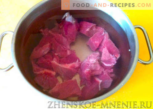 Solyanka soup team - a recipe with photos and step-by-step description