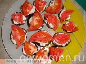 Teschin-Auberginen-Zunge mit Tomaten