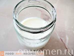 Wie man Kefir aus Milch macht