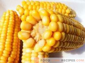 Wie man Mais für den Winter einfriert