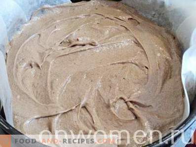 Schokoladen-Cupcake im Ofen