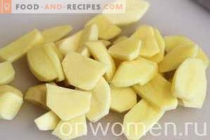 Kartoffeln mit Käse im Ofen