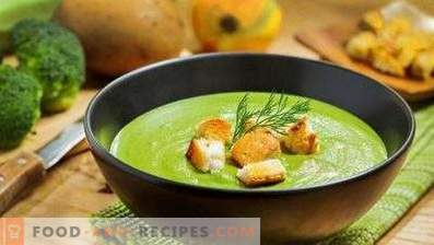 Broccoli-Cremesuppe mit Sahne