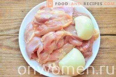 Hühnerterrine mit Zucchini und Spinat