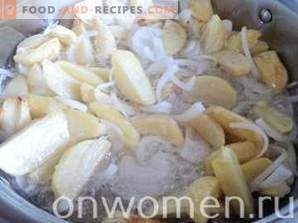 Kartoffeln im Landhausstil in einer Pfanne