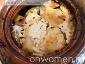 Fleisch mit Topfkartoffeln im Ofen