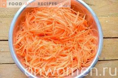 Instant koreanische Karotten